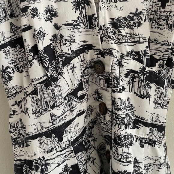 Marine Layer Camila San Francisco Toile Mini Dress S - Picture 4 of 4